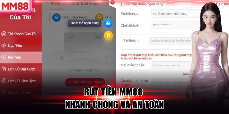 Hướng Dẫn Chi Tiết Rút Tiền MM88 Nhanh Chóng An Toàn 5 Rút tiền MM88 nhanh chóng và an toàn